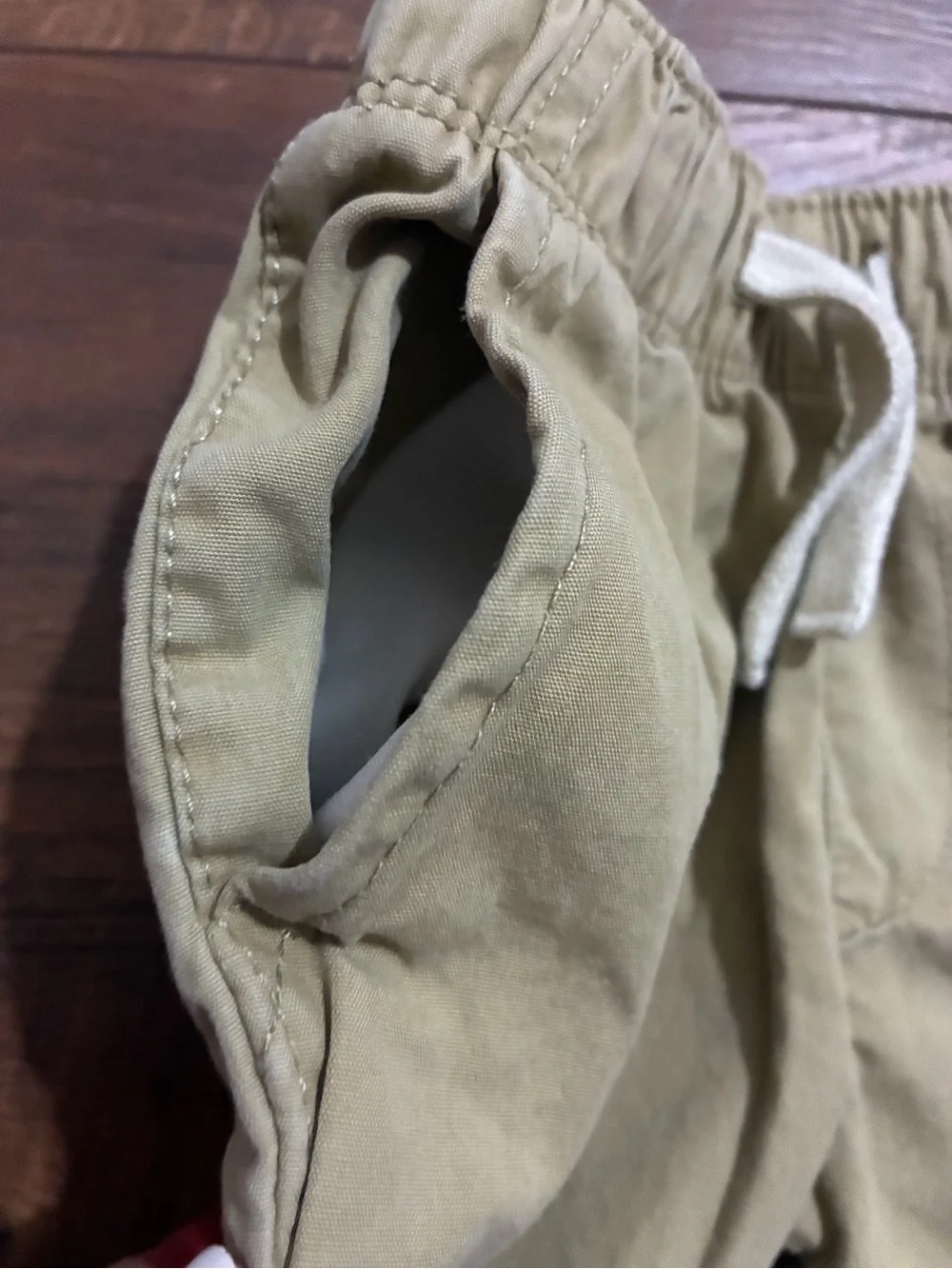 The Children's Place Khaki Jogger Pants with Drawstring